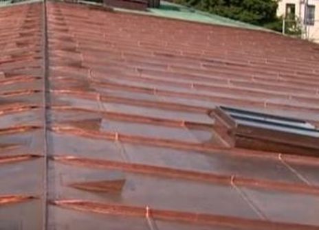 Installing Copper Metal Roof Skyward Roofing New York